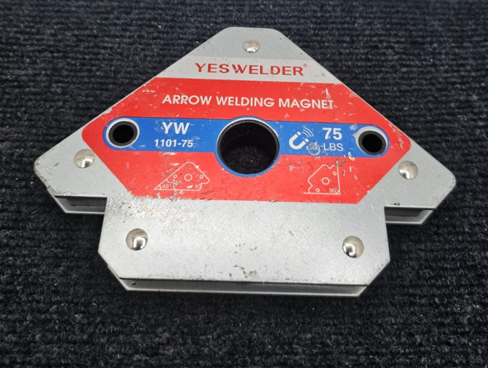 YESWELDER YW 1101-75: Arrow Welding Magnet 75 Lbs Max
