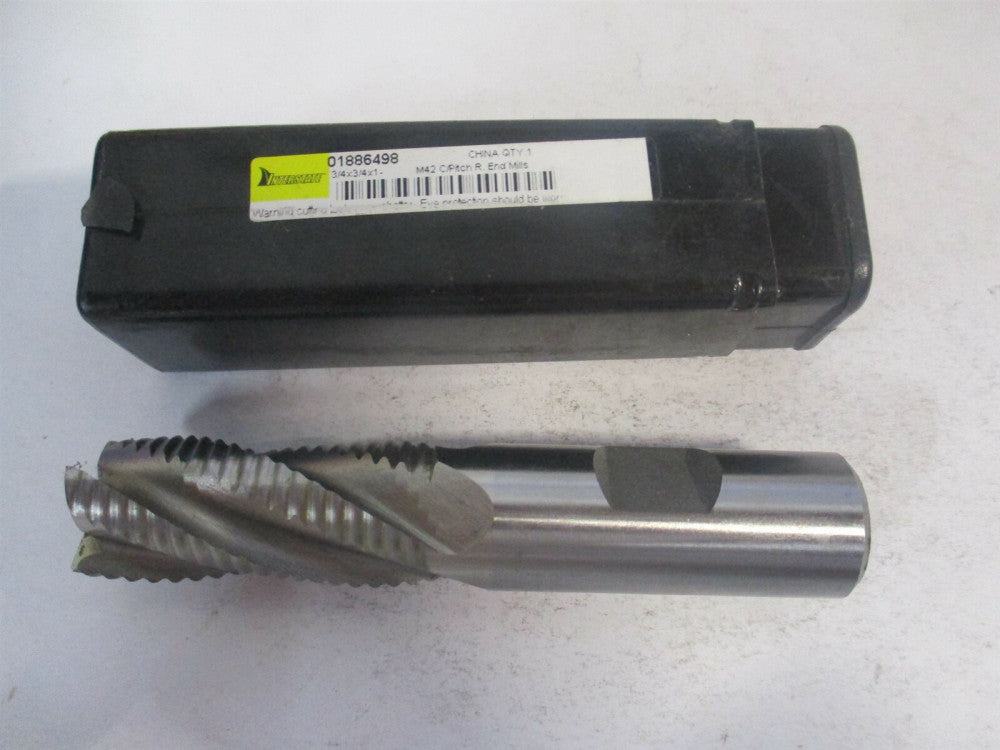 (723-5770) 3/4" x 1-5/8" x 3/4" x 3-7/8" OAL 4Fl Cobalt Roughing Square End Mill