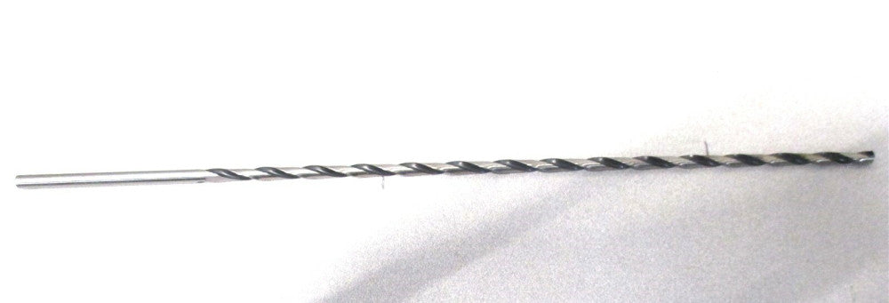 Hayden Twist Drill (712-9) #9 .1960" x 12" OAL HSS Straight Shank Longboy Drill