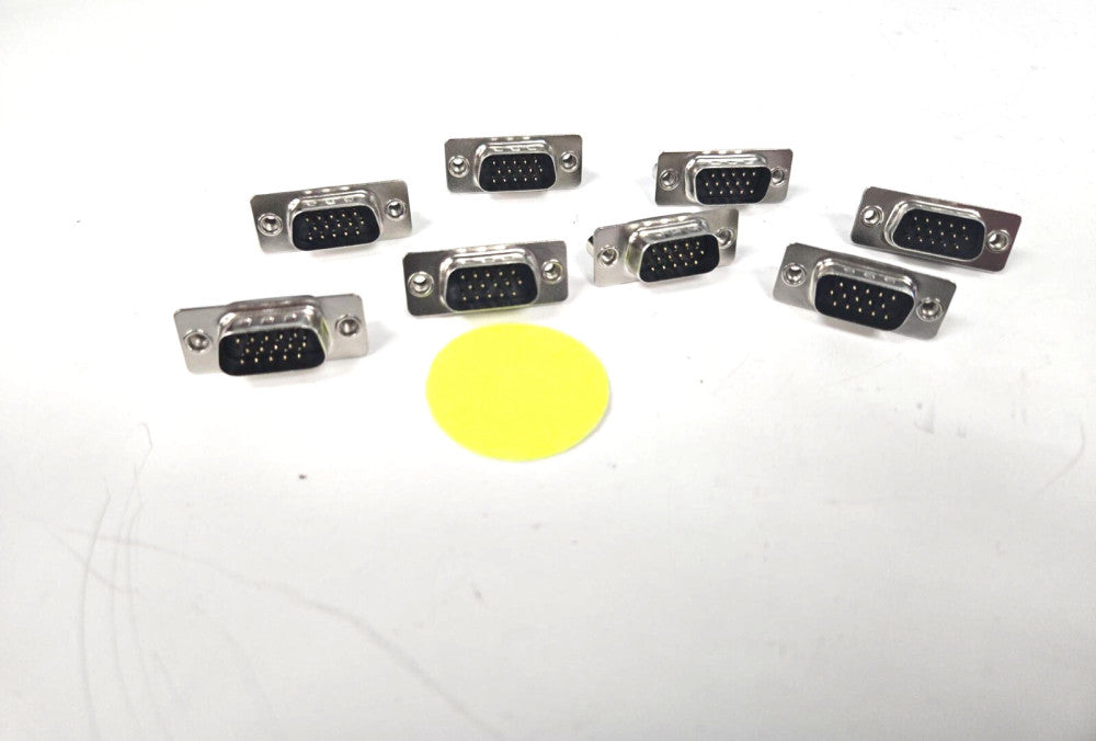 9 PIN MALE CLIP ON IDC ADAPTER DB-9 LOT OF 8