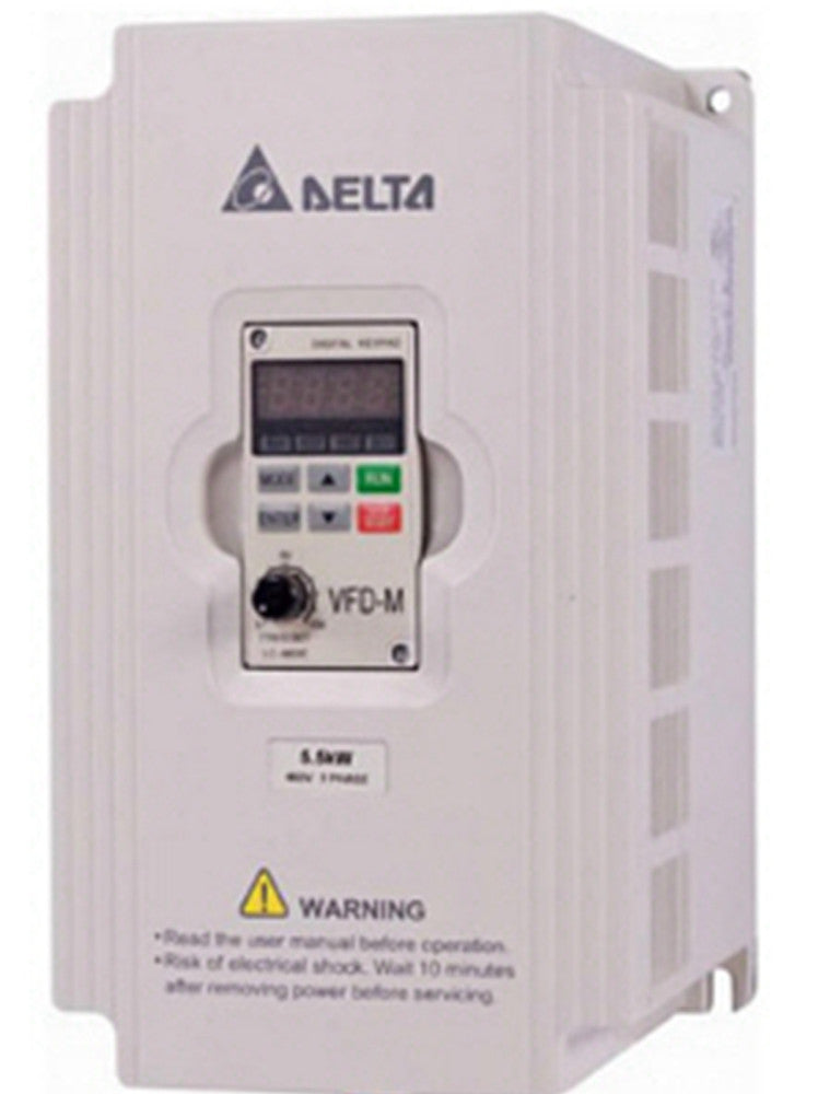 New In Box DELTA VFD055M43A Drive AC 7.5Hp 460V Three Phase Input PLC