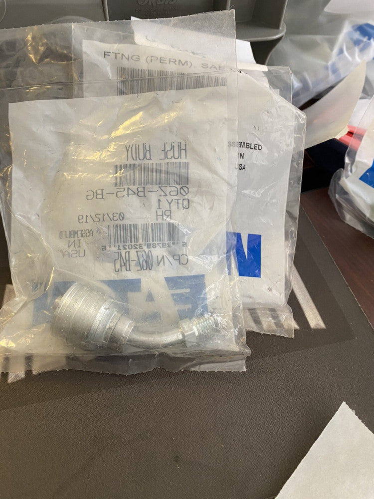 BRAND NEW WEATHERHEAD 06Z-B45-BG - Eaton FITTING SAE INV ( 2 PER ORDER )