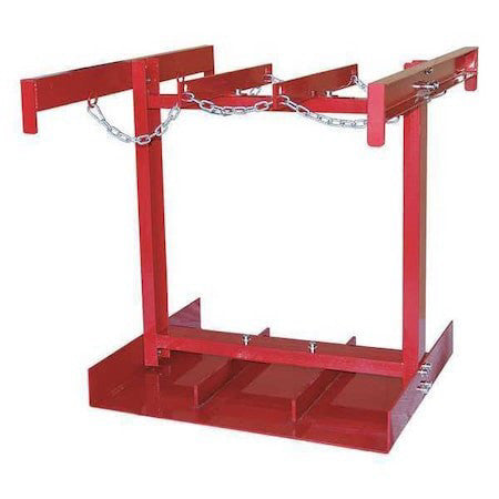 Dayton 10U481 Cylinder Caddy,Forklift,Red