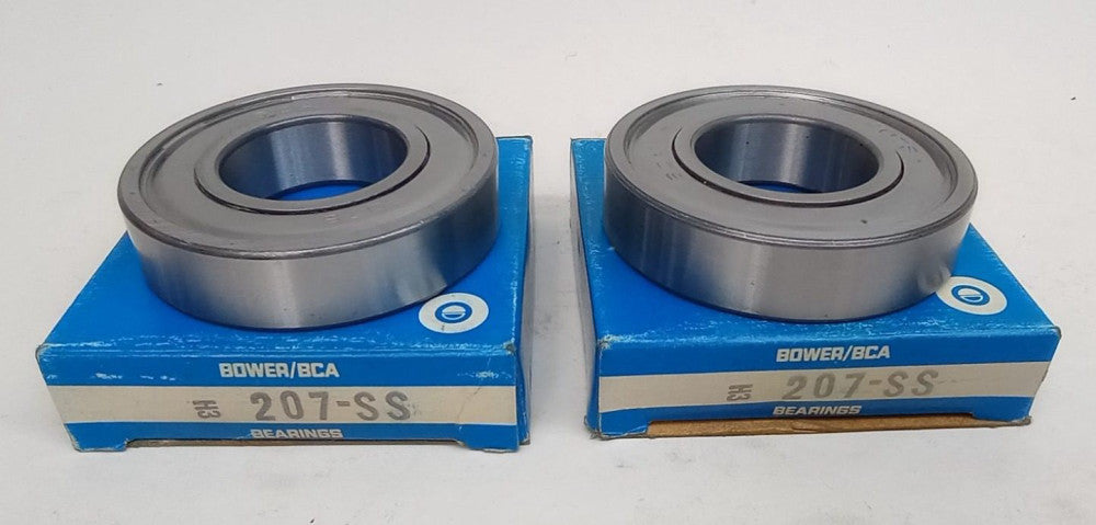 BCA 207-SS Ball Bearing Deep Groove 35X72X17mm Double Shielded (Pack of 2)