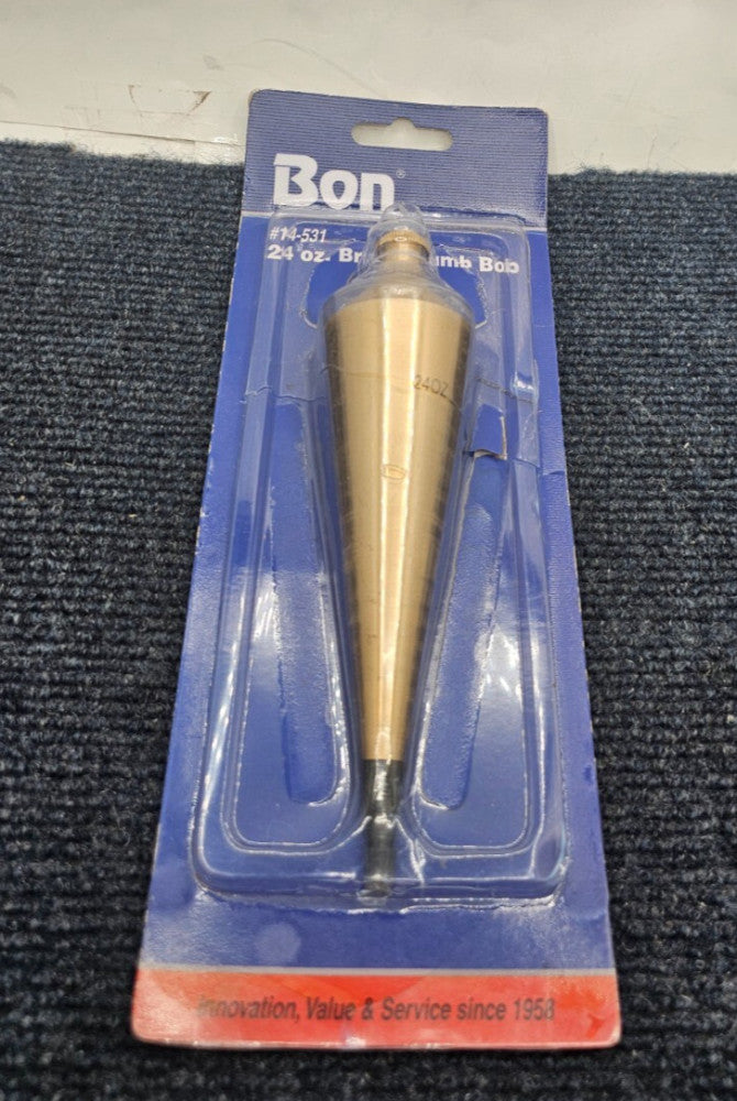 Bon 14-531: Plumb Bob Brass 24 oz