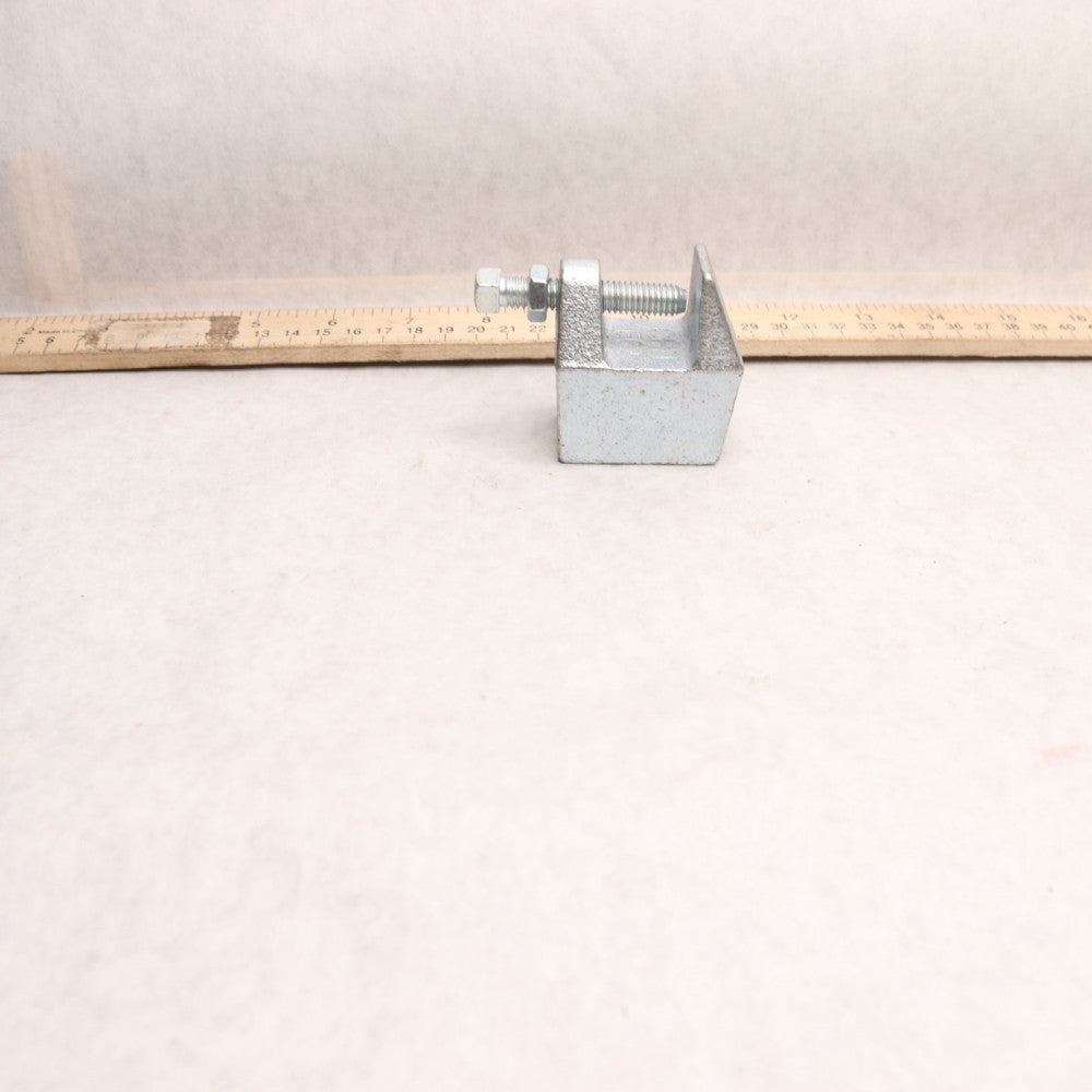 Wide Top Beam Clamp Electro-Galvanized 3/4"
