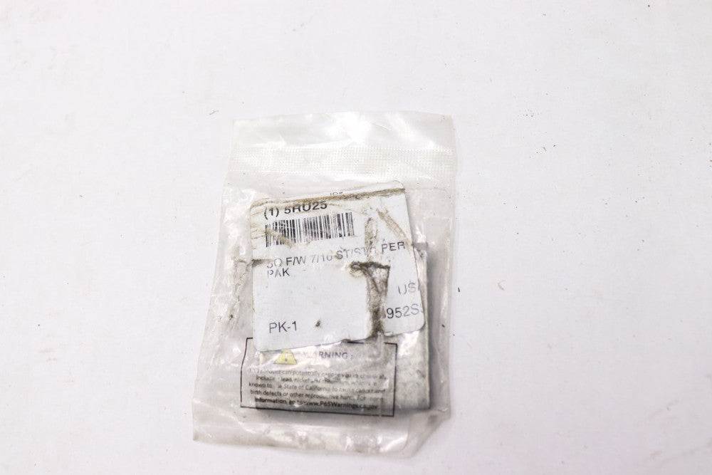 Grainger Approved Square Washer Fits Bolt Sizes 3/8" x 7/16" ID x 1/4" Thickness