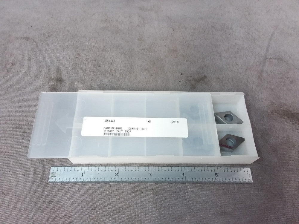 Lot 4x Kennametal Carbide Insert Lathe Shim IDSN443 K9