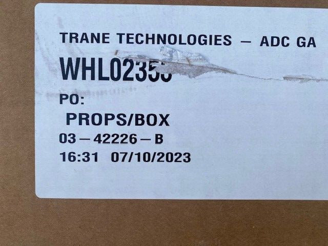 10" x 7" CW 48-Blade Blower Wheel, TRANE WHL02353 (NEW)