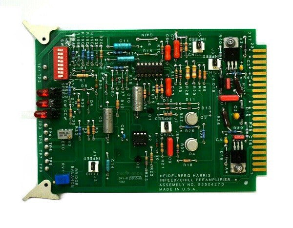 Heidelberg Harris Goss 5350427 Infeed Chill PCA Pre-Amp Board WP5350427 (Sealed)