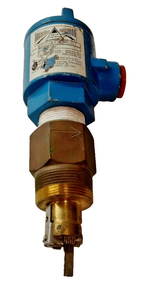NEW DELTA CONTROLS DIRECT INSERT FLOW CONTROL SWITCH 622-LCY-B-1-1-1/2"MPT-VU
