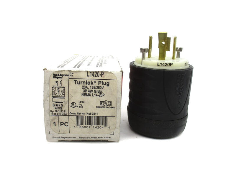 PASS & SEYMOUR L1420-P 125/250V 20A NSMP