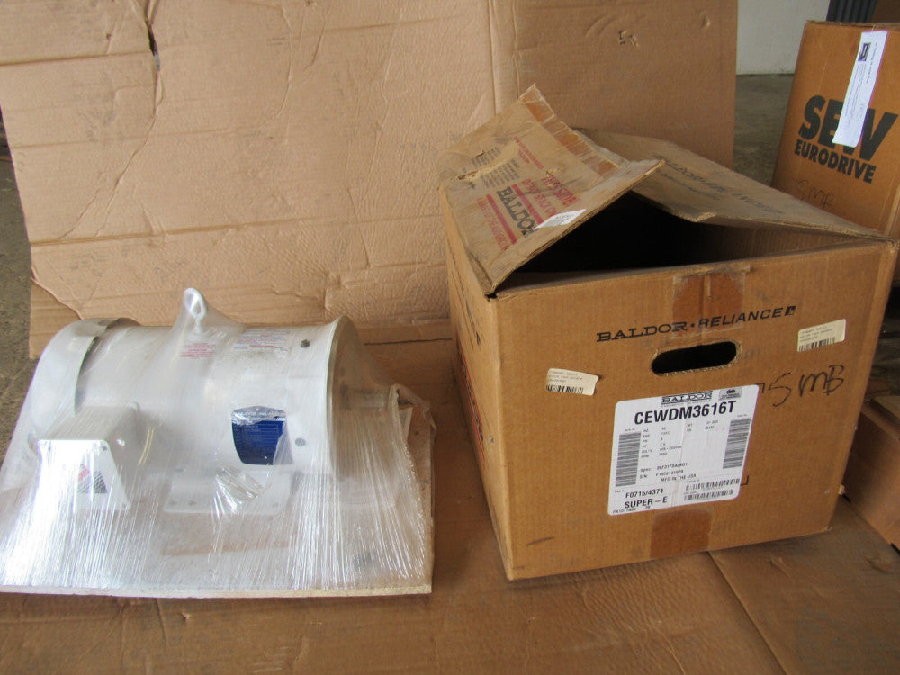 BALDOR WASHDOWN MOTOR CEWDM3616T 7.5HP 208-230/460V 3450RPM NEW IN BOX M/OFFER !