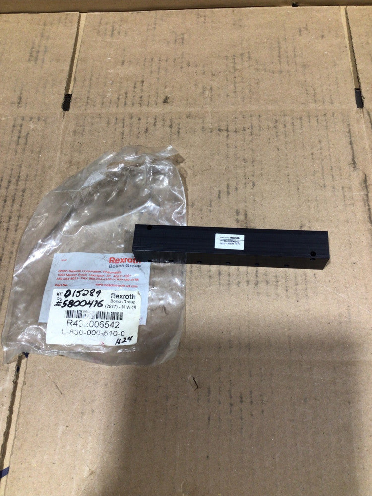 Rexroth R432006542 5-Station Manifold: 10-32 Ports