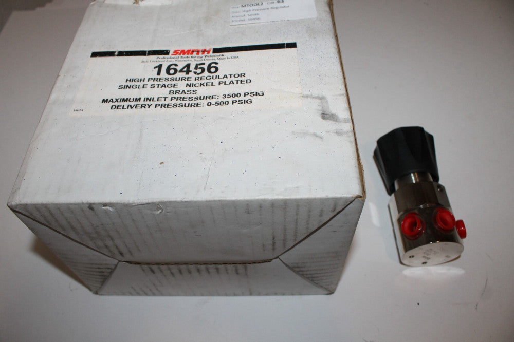 Smith 16456 - Tronair PC-1089-01 Regulator Low Pressure NEW!