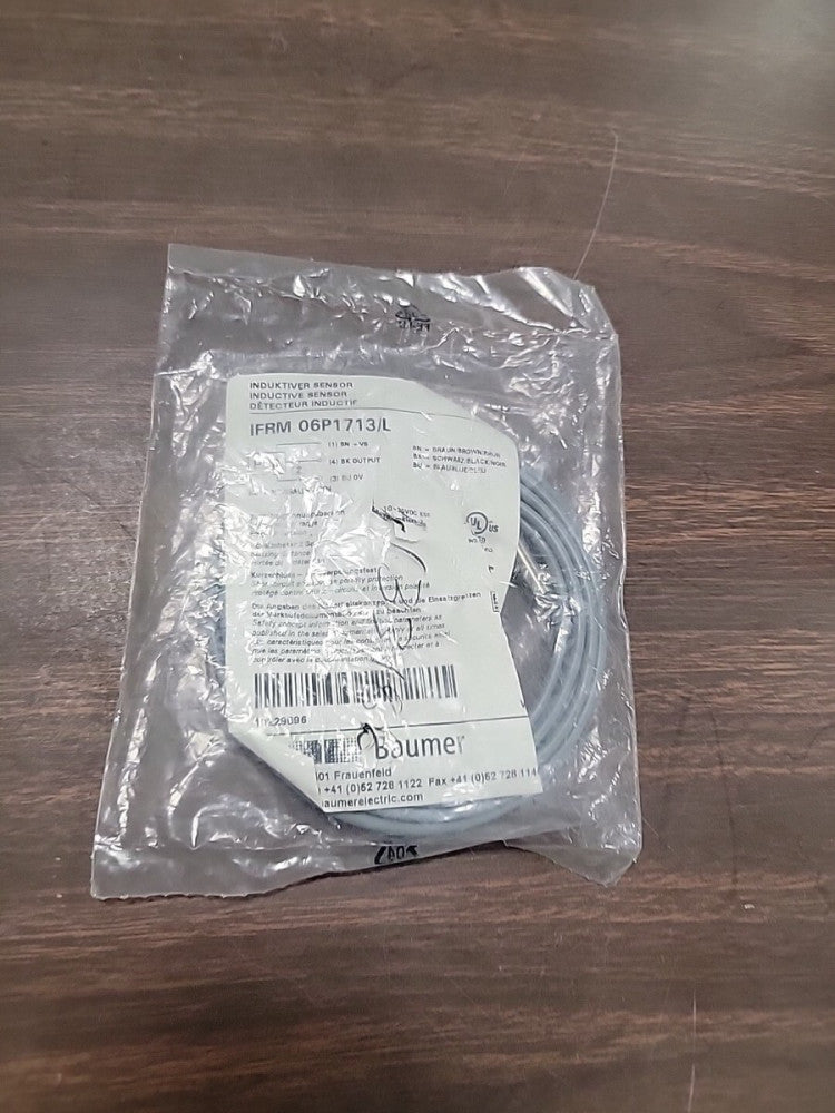 Baumer Electric IFRM 06P1713/L Inductive Proximity Sensor NEW