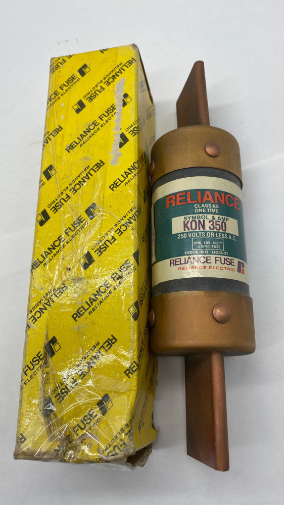 Reliance KON 350 One-Time Fuse, 250VAC 350Amp, Class K5