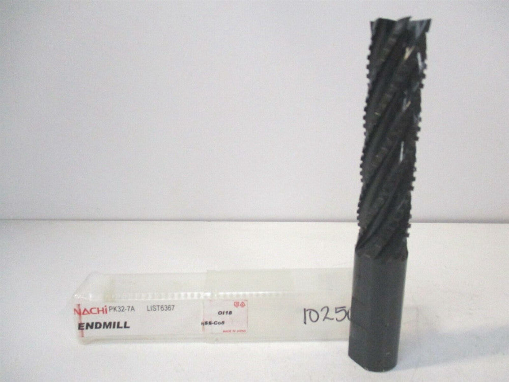 Nachi (1025023) 1" x 4" x 1" x 6-1/2" OAL HSS 6-Flute Square End Mill