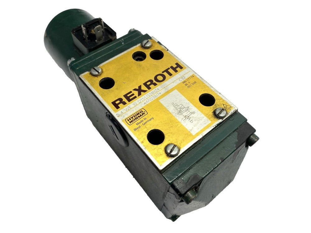 Rexroth 5-4 WE 10 D11/LG24NZ4 Solenoid Valve