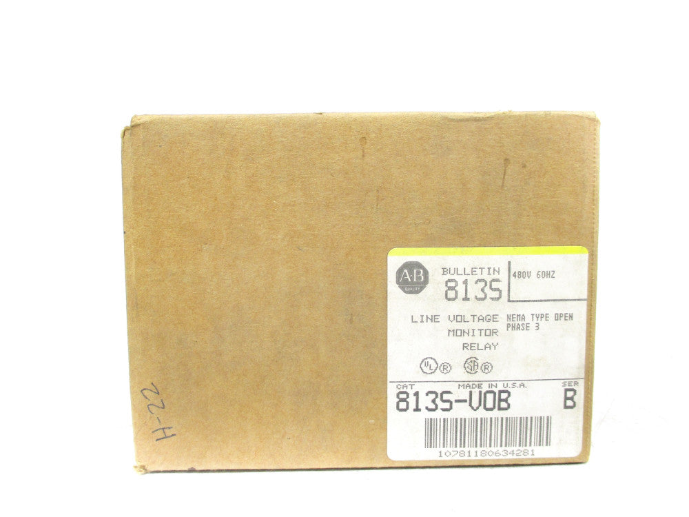 ALLEN BRADLEY 813S-VOB SER. B 480V (BR/YL) NSFS