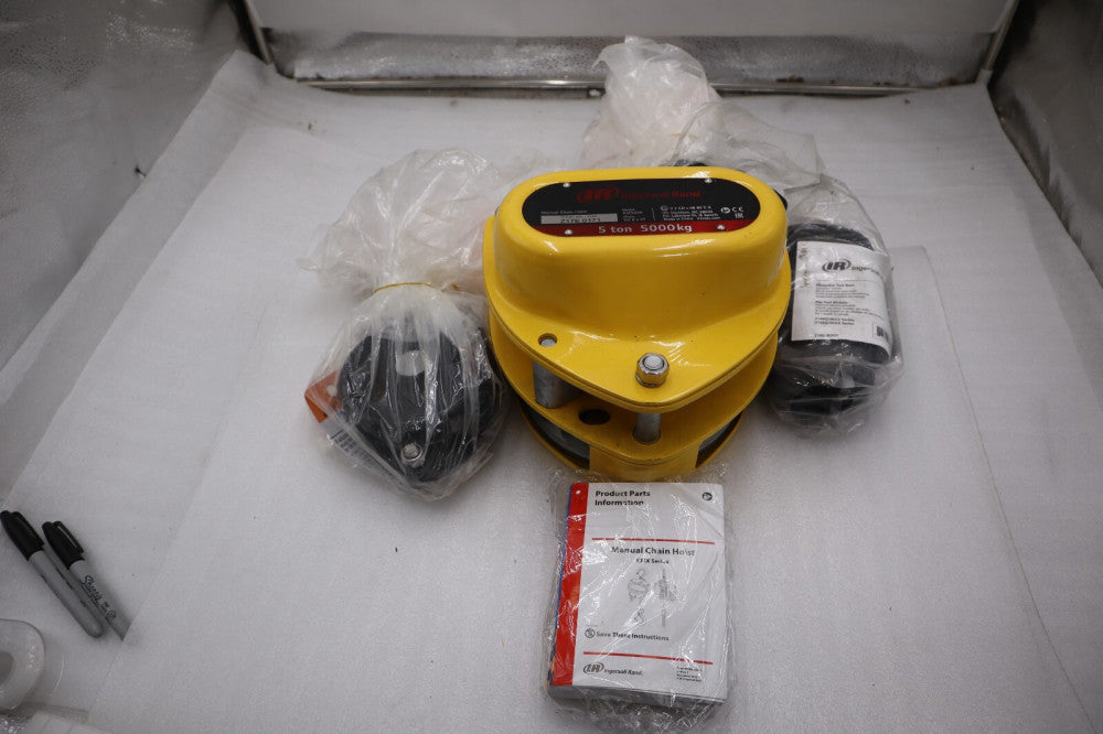 INGERSOLL RAND Manual Chain Hoist Model KM500X - 5 Ton Capacity (NO CHAIN) NEW