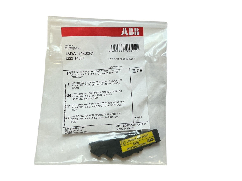 ABB 1SDA114800R1 Terminal Kit MDGF XT7/XT7M-E1.2 to E6.2