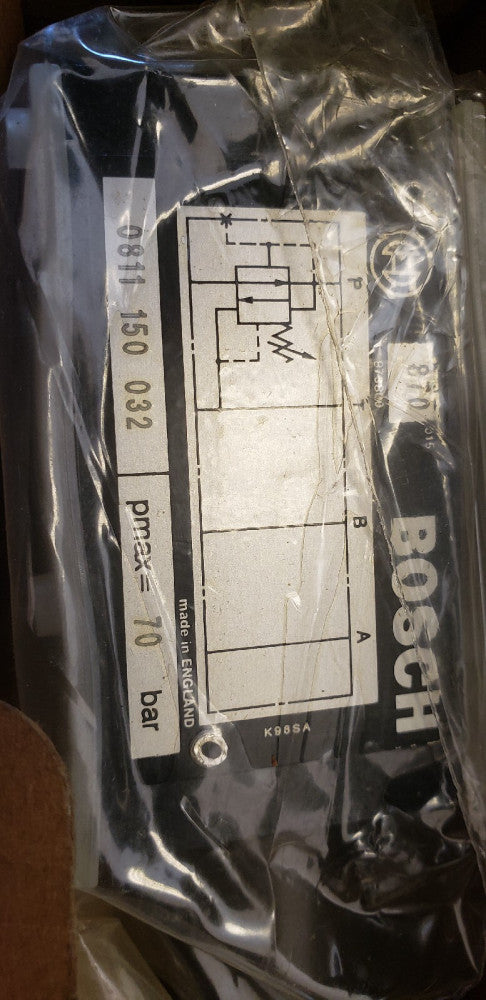 NEW BOSCH 0811150032 VALVE HYDRAULIC DIRECTIONAL 70BAR ( B1-2D)