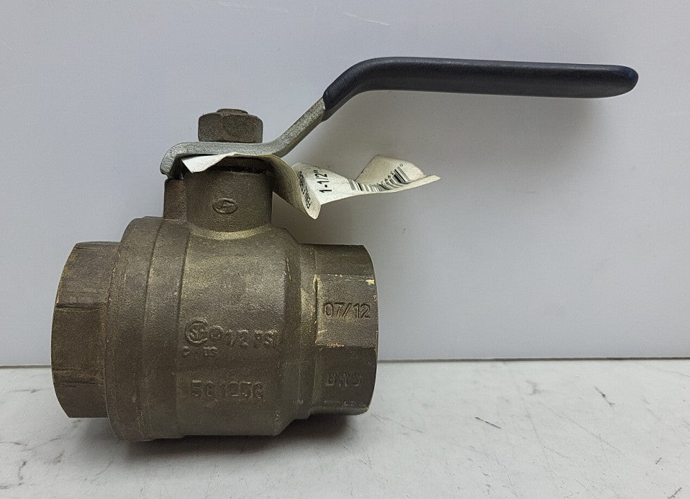 Nibco TFP600A 1-1/2" Brass Ball Valve 250 Psi 600 Cwp 150 Swp *USED