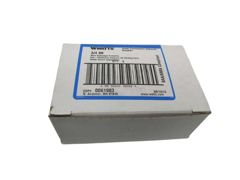WATTS 0061983 VACUUM BREAKER 3/4" (IN BOX) NSNP