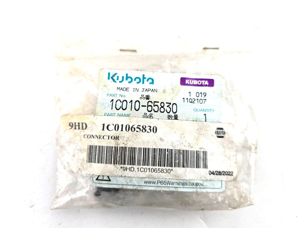 Genuine Kubota 1C010-65830 Diesel Connector Coupler D1005 D1105 D1305 D1703 D90