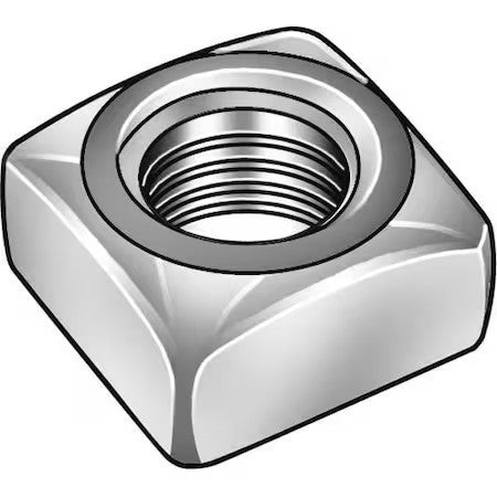 Zoro Select U51096.075.0001 3/4"-10 Stainless Steel Plain Finish Square Nut -