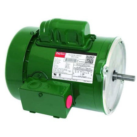 Dayton 3K995 Auger Drive Motor, Capacitor-Start, 1/2 Hp, 115/230V Ac, 1,725