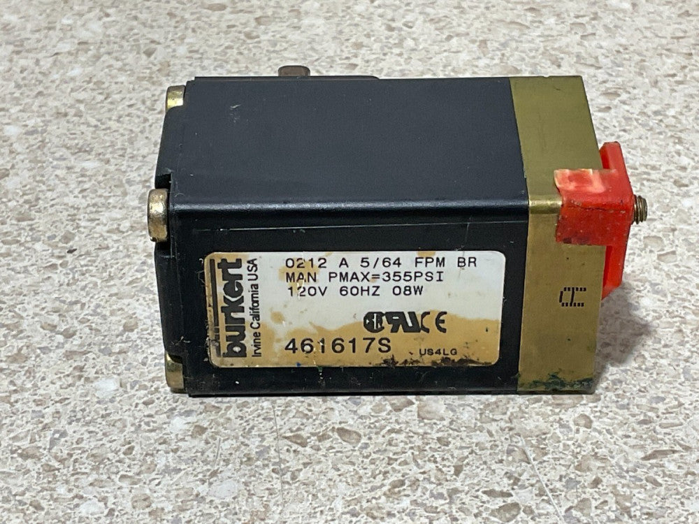 Burkert 0212 A 5/64 00461617 NEW