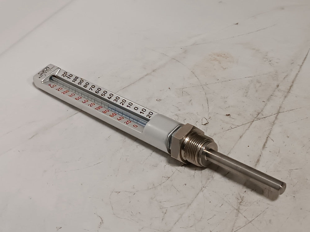 Sika Dual Temperature Vertical Scale Industrial Thermometer 0-120ºC / 0-240º F