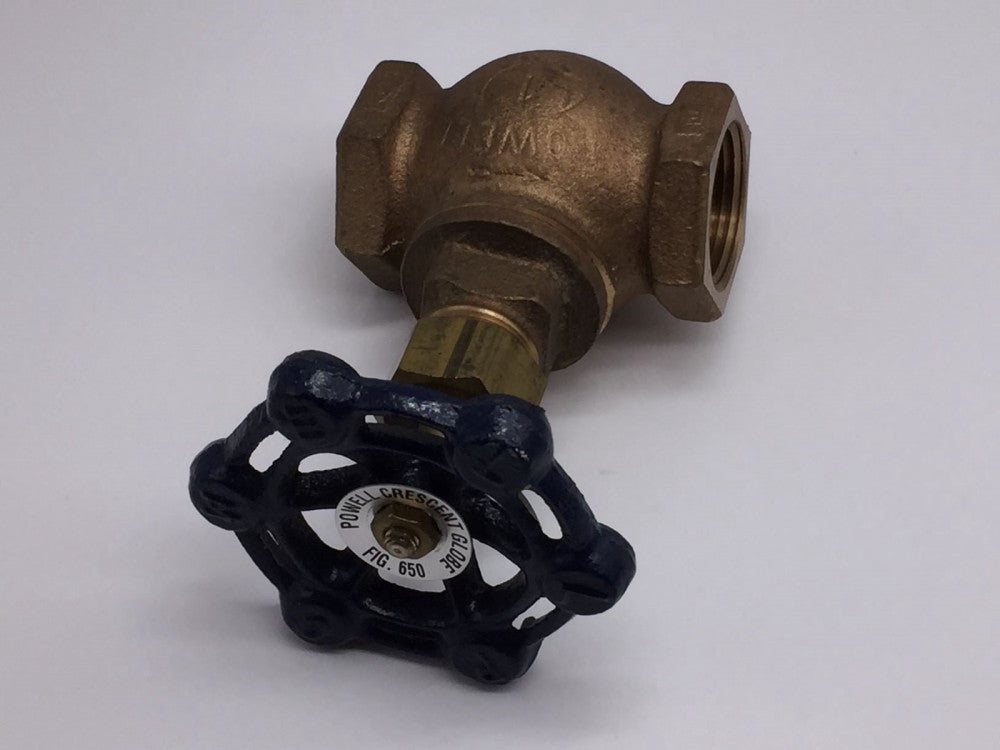 POWELL VALVES 650-125-1 BRONZE 1IN GLOBE VALVE FIG. 650 CLASS 125