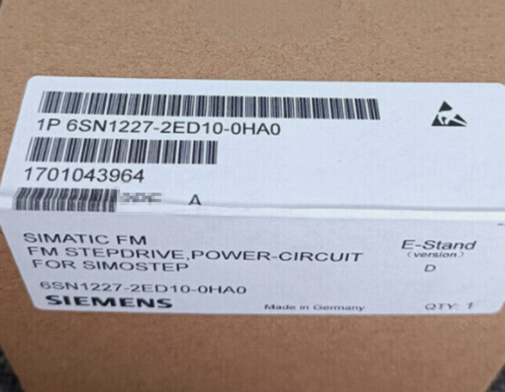 One Brand New 6SN1227-2ED10-0HA0 Siemens 6SN1227-2ED10-0HA0