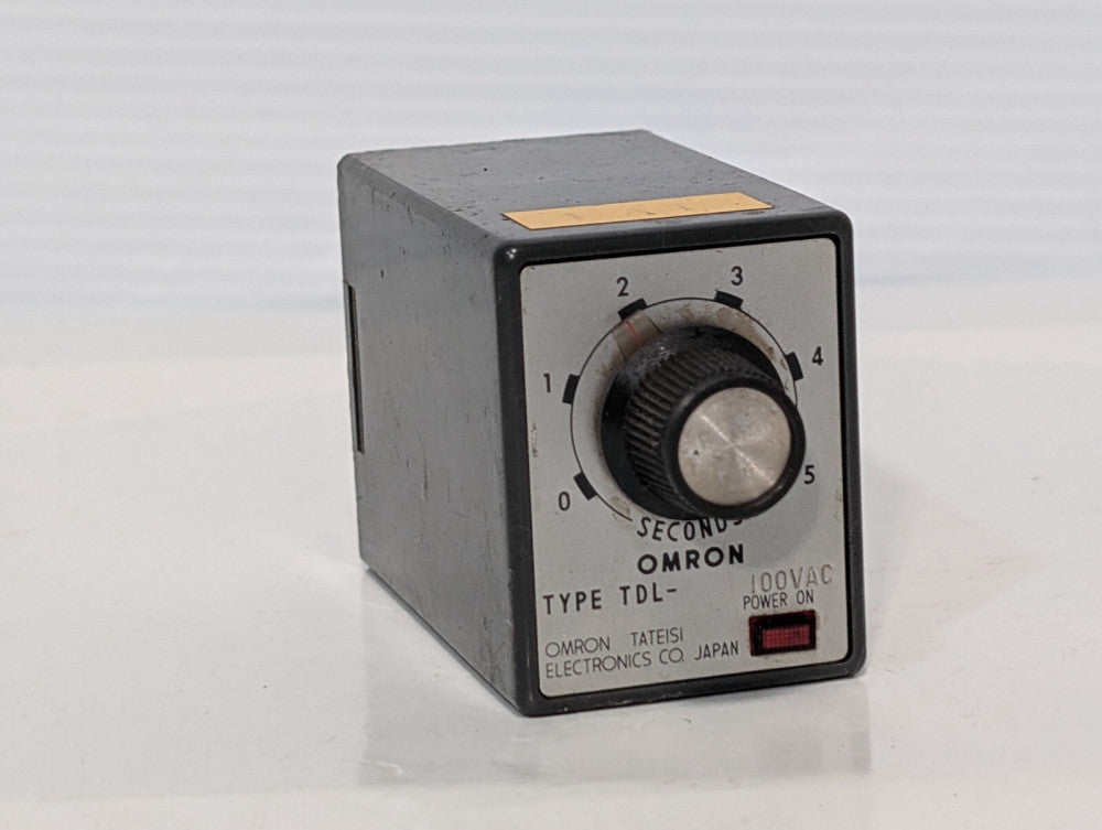 Omron TDL- Relay 100VAC, Time Delay Contact, TDL-100VAC, Free USA Ship