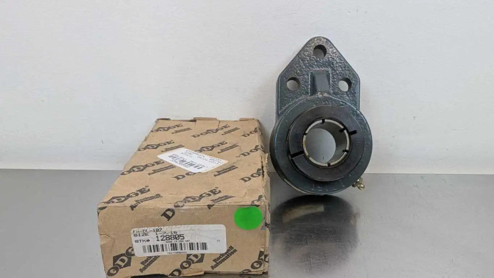 Dodge FB-DL-107 3-Bolt Flange Mount Ball Bearing 128805 1-7/16" ID