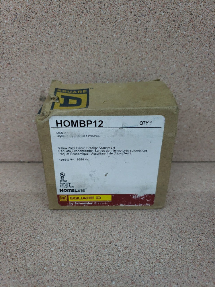 NEW SQUARE D HOMBP12 20A 120/240V