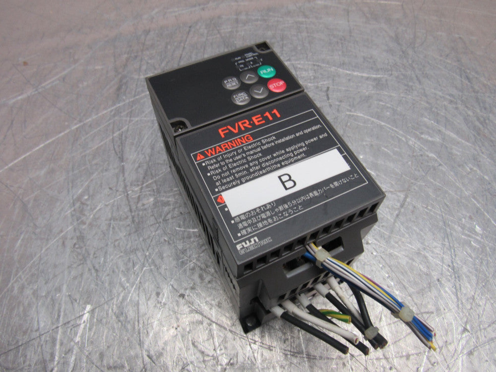 FUJI ELECTRIC FVR0.4E11S-2 230V 3.4A 3PH 1.1KVA 3.0A XLNT USED TAKEOUT M/OFFER