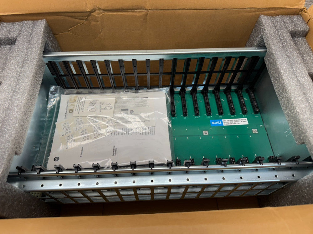 NEW IN BOX ALLEN-BRADLEY 16 SLOT PLC-5 I/O CHASSIS RACK 1771-A4B SERIES B
