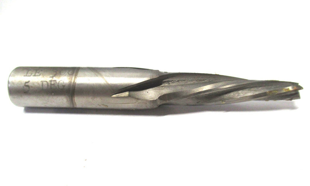 Conical (LE-306) 29/64 x 1/2 x 1-1/2 x 3-3/4 4-Flute LH HSS Tapered End Mill