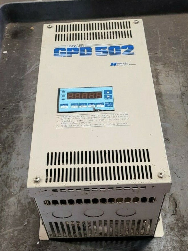 NEW MAGNETEK GPD502 VARIABLE FREQUENCY DRIVE 3 HP 380-460 VAC 3 PHASE IL714