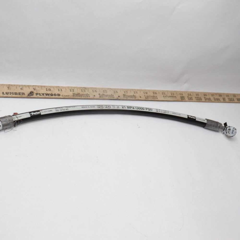 Parker Hydraulic Constant Working Pressure Hose 3000 PSI 22-1/4" Long
