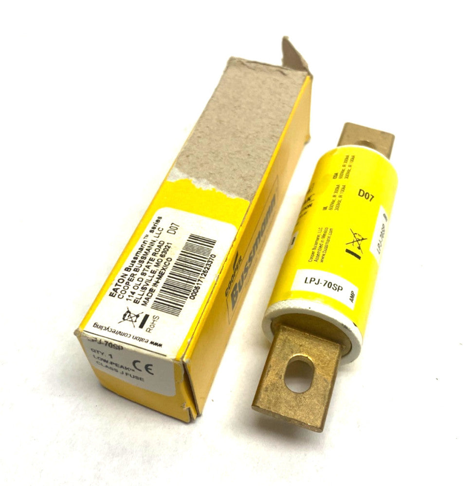 Eaton Cooper Bussmann LPJ-70SP Low-Peak Time-Delay Fuse Dual-Element Class J