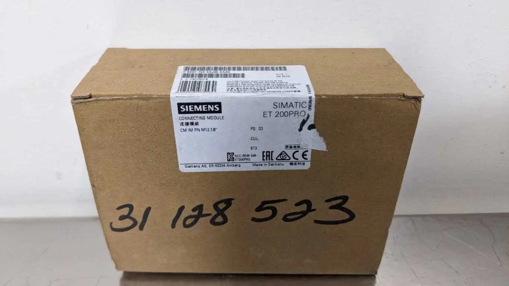 Siemens 6ES7 194-4AJ00-0AA0 Connecting Module CM IM PN M12 7/8" SIMATIC ET 200PR