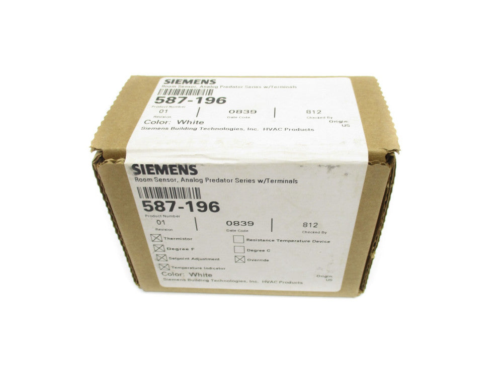 SIEMENS 587-196 NSFS