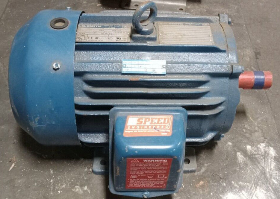 NEW AO SMITH 3 HP AC MOTOR 230/460 VAC 3Ø 1760 RPM 182T FRAME EF E260 F391322-65