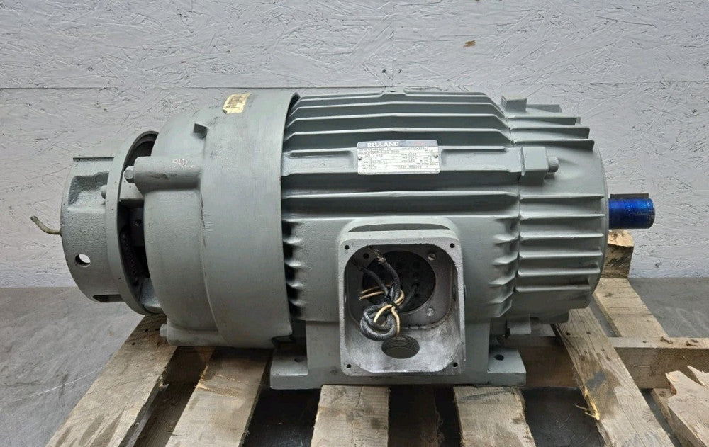 Reuland 0150E-1AAH-0003 Brake Motor 15 Hp 3Ph 1200/9.6 Rpm 460V Missing Brake