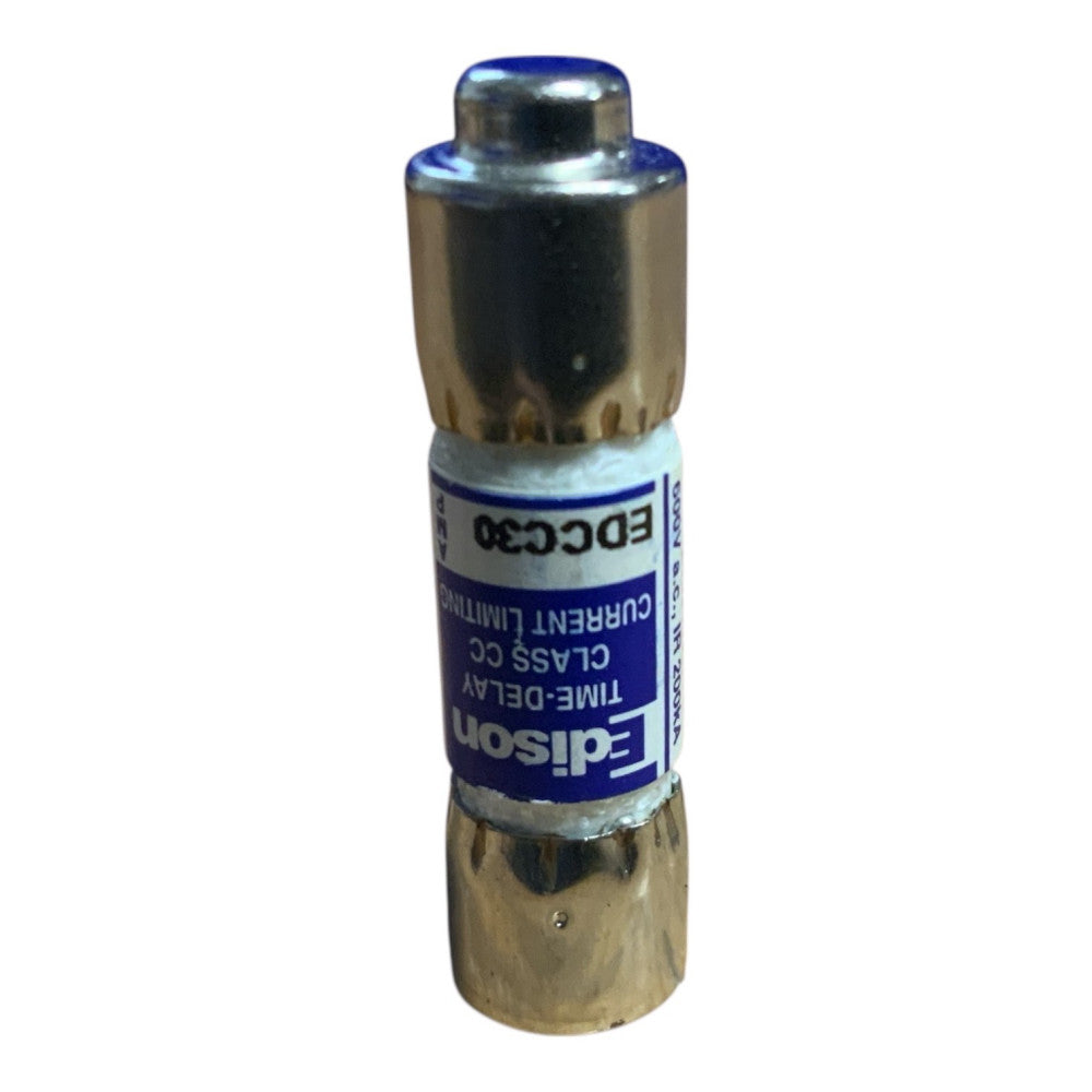 1PC Edison EDCC30 Fuse 30 Amp Slow Blow Time Delay Fuse Bussmann EDCC-